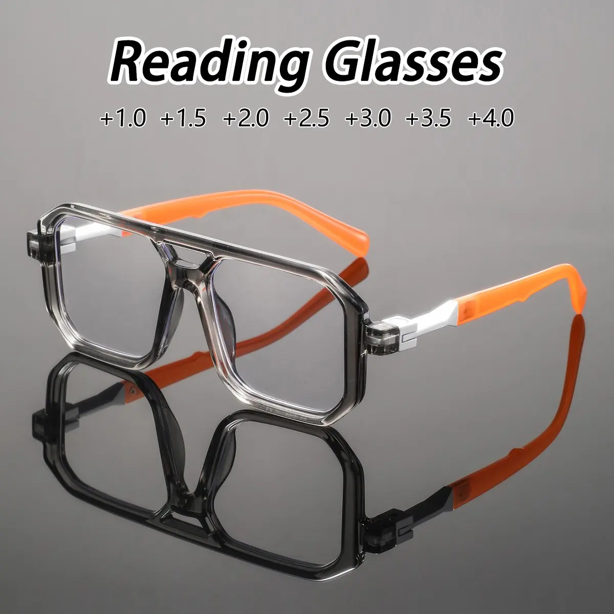 Men's Plastic Square Flat Top Glasses, Stylish Square Frames, Trendy casual frames, Vintage Elegant Classic Trendy Fashion Eyewear, Versatile High-End Old Style Reading Glasses, Square Eyeglasses Frame, Polycarbonate Frames, Trending Glasses