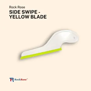 6-Inch Long Reach Triangular Scraper Squeegee with Silicone Blade for Windshield: Effortless Residual Water, Dust, Snow, and Ice Removal