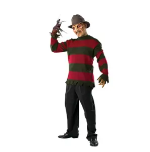 Freddy Krueger Sweater - Nightmare On Elm Street - Costume - Men - 3 Sizes