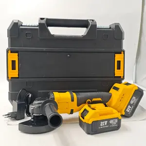 Rechargeable Grinder 21V With 2 Li-ion Batteries, Fast Charger