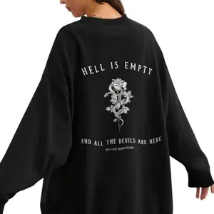 Shakespeare Sweatshirt Goblincore Crewneck Fairy Grunge Goth Sweater Snake Sweatshirt Dark Academia Clothing Light Academia Clothes Emo Top