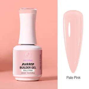 Medina- Rubber Builder Gel Pale Pink 15ml # 7418-9