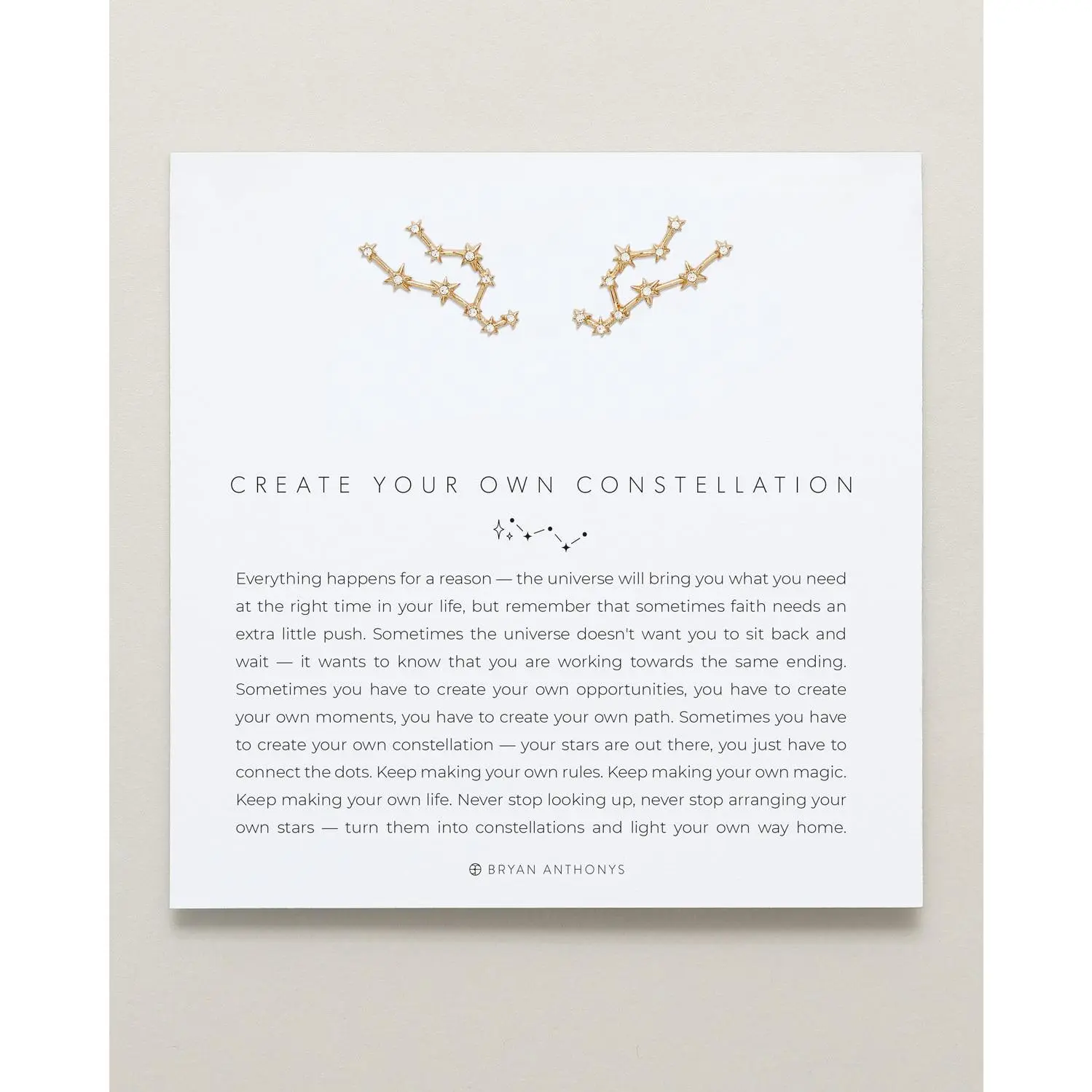 Create Your Own Constellation Earring Climbers