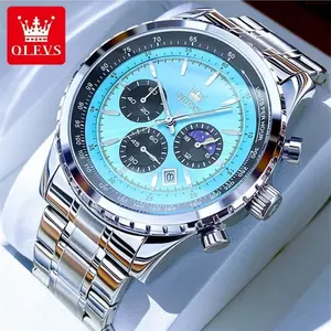 OLEVS Watch OLEVS Casual Wristwatch for Men Chronograph Sport Male Watches Waterproof Luminous Quartz Clock