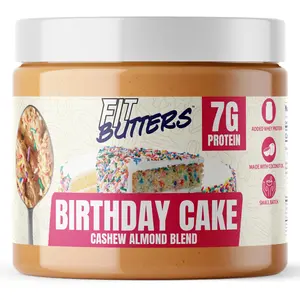 Fit Butters Birthday Cake Cashew Almond Butter Spread Healthy