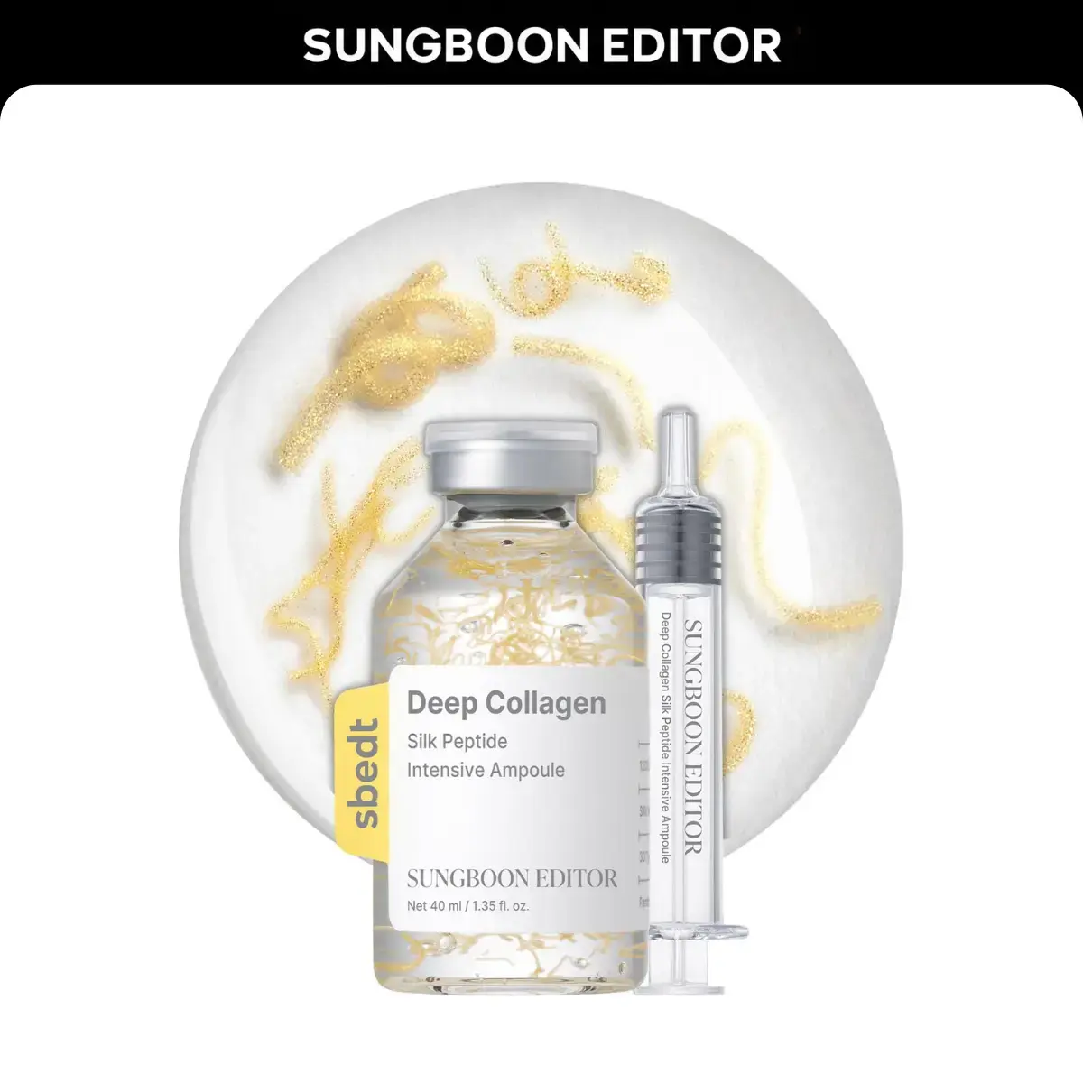 [Sungboon] Silk Lifting Peptide Ampoule | Wrinkle Care | Face-Lift at Home serum with Peptides & Deep Collagen | Plumping, Smooth, Anti aging Korean Skincare mothers day gift ideas (30ml)