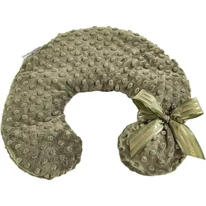 Luxury Eucalyptus/ Heatable/Chillable  Pillow, Microwaveable for  and  with Removable Washable Covers,  for Relaxation and  (Green Dot)