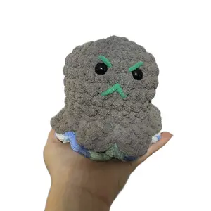 Gemini the reversible octopus amigurumi handmade plushie