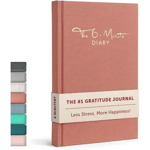 6-Minute Diary - 3-Million-User Gratitude Journal for Women & Men with Prompts - Guided Self Care Book Based  Positive Psychology - Daily Manifestation
