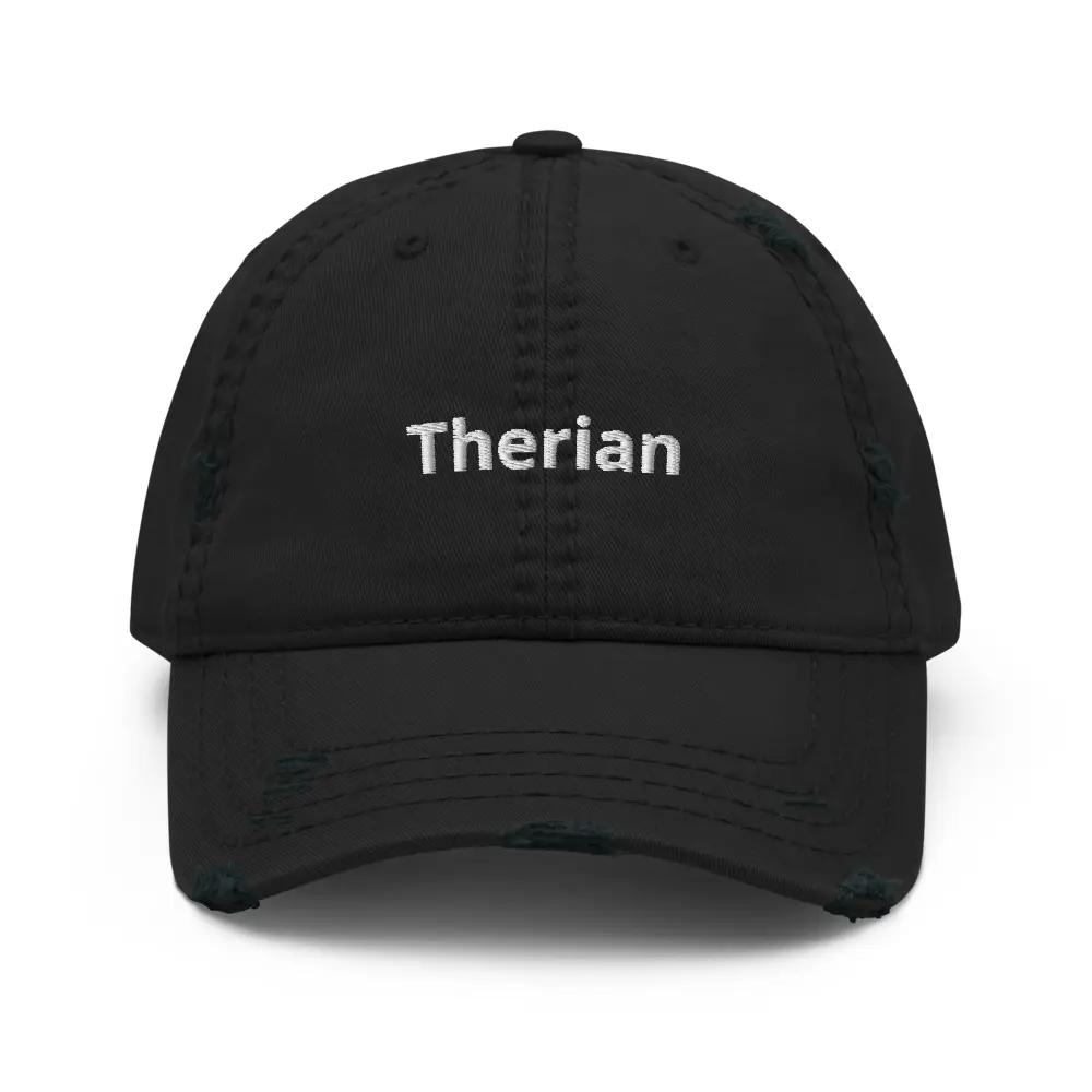 Therian Distressed Dad Hat