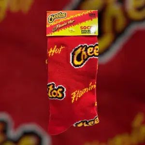Hot Cheeto Crew Socks - Soft and Breathable Material for Comfortable Fit