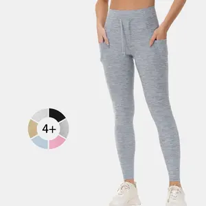 THE GYM PEOPLE Women's High Waist Drawstring Stretchy Workout Leggings Ultra Soft Tummy Control Yoga Pants with Pockets #TikTokShopLaborDaySale #FallFreshness