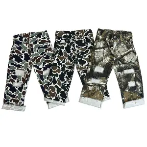 Kids' Camo Denim Jeans - Trendy, Durable, Fun