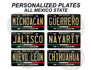 Custom Car Plate Mexico - Novelty Decorative Car Plates