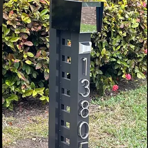 Modern Aluminum Mailbox - Contemporary Fresh Design for Home - Supplier Partial Warranty - Efficient and Beautiful Mailbox with Stand Material