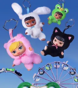 [ZZ】BRATZIEZ Mystery Boxes Bag Pendant Bunny Plush Dolls Soft Collectibles