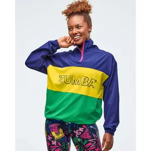 Sizzlin' Half-Zip Oversized Pullover Jacket