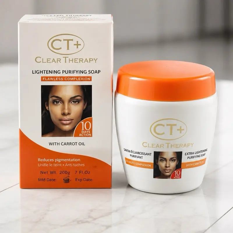 2pcs Ct+clear cream and Soap