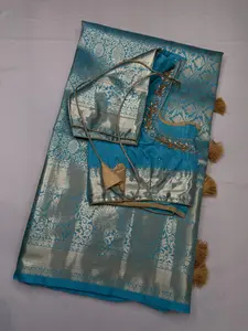 Kanchi Pattu Light Weight Soft Semi Silk Saree