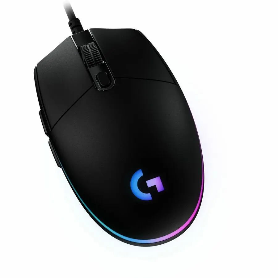 Logitech G203 LIGHTSYNC Wired 8000dpi Gaming Mouse - Black
