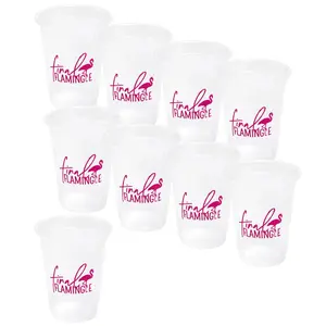 Mega Bulk 100 Pc. Final Flamingle Bachelorette Party Disposable Plastic Cups