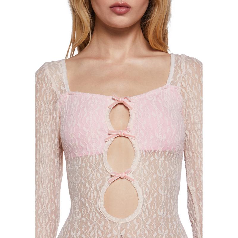 Miss Perfection Lace Mini Dress