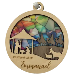 Nativity Light Catcher Ornament