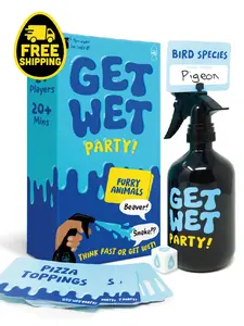 Get Wet Party Game - Think Fast Or Get Wet