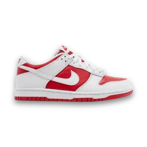 538171 Dunk Low Championship White Red - Grade School