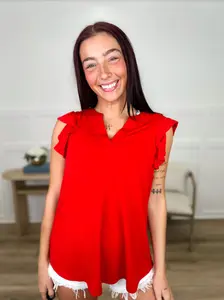 Dear Scarlett More Than Ever Wrinkle-Free Short Sleeve Top - Multiple Colors