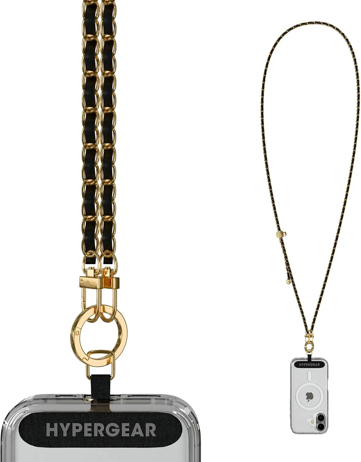 HyperGear Crossbody Phone Lanyard Strap Hands-Free Theft Secure Cell Phone Crossbody for Gym, Concerts & Travel [iPhone, Galaxy, Pixel]