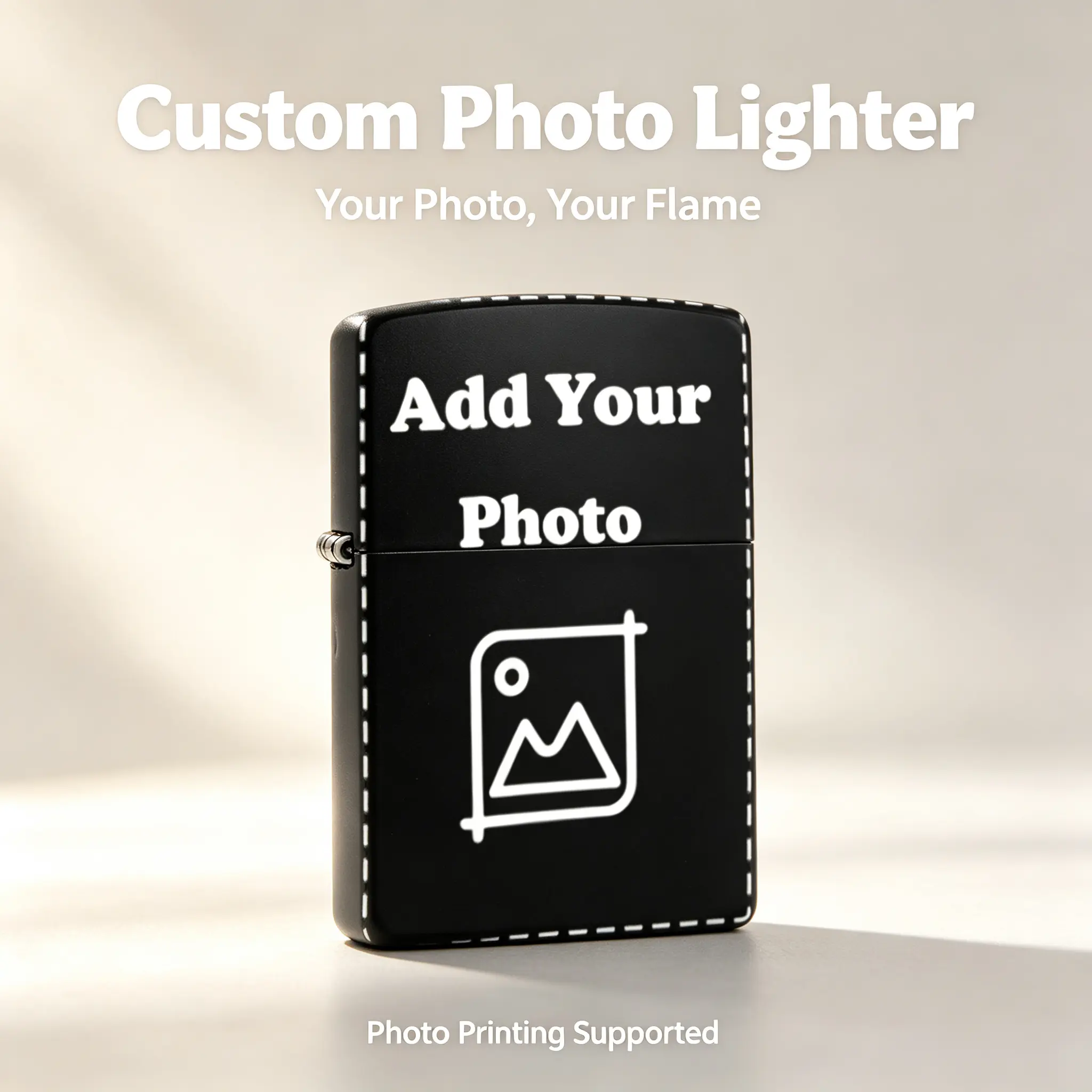 Pocket Lighter Classic Custom Lighter  Father's day Anniversary Birthday Mother's Day for Mom Wife Uncle Grandma Perfect for Everyday Use,Gift idea