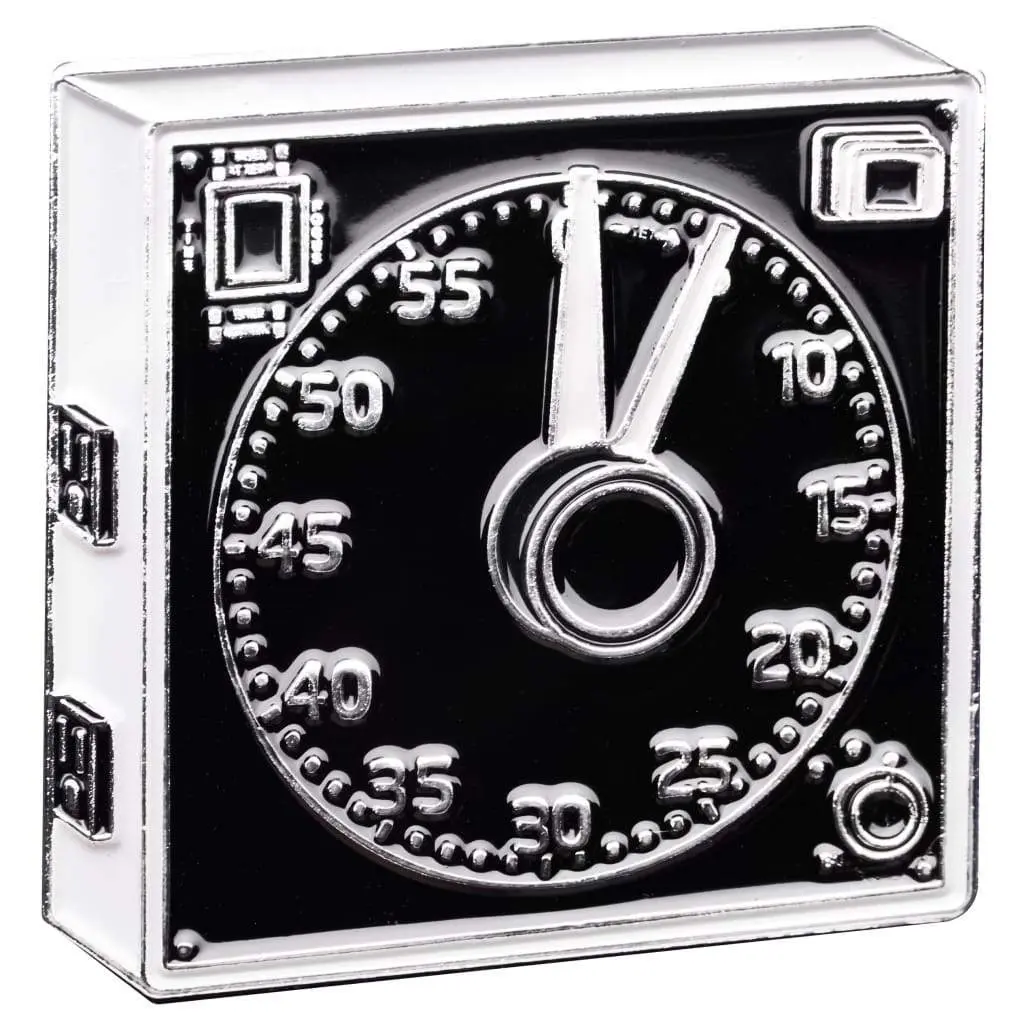 Darkroom Clock Pin