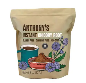 Anthony's Instant Chicory Root, 8 oz, Gluten Free, Caffeine Free, Non GMO, Coffee Alternative