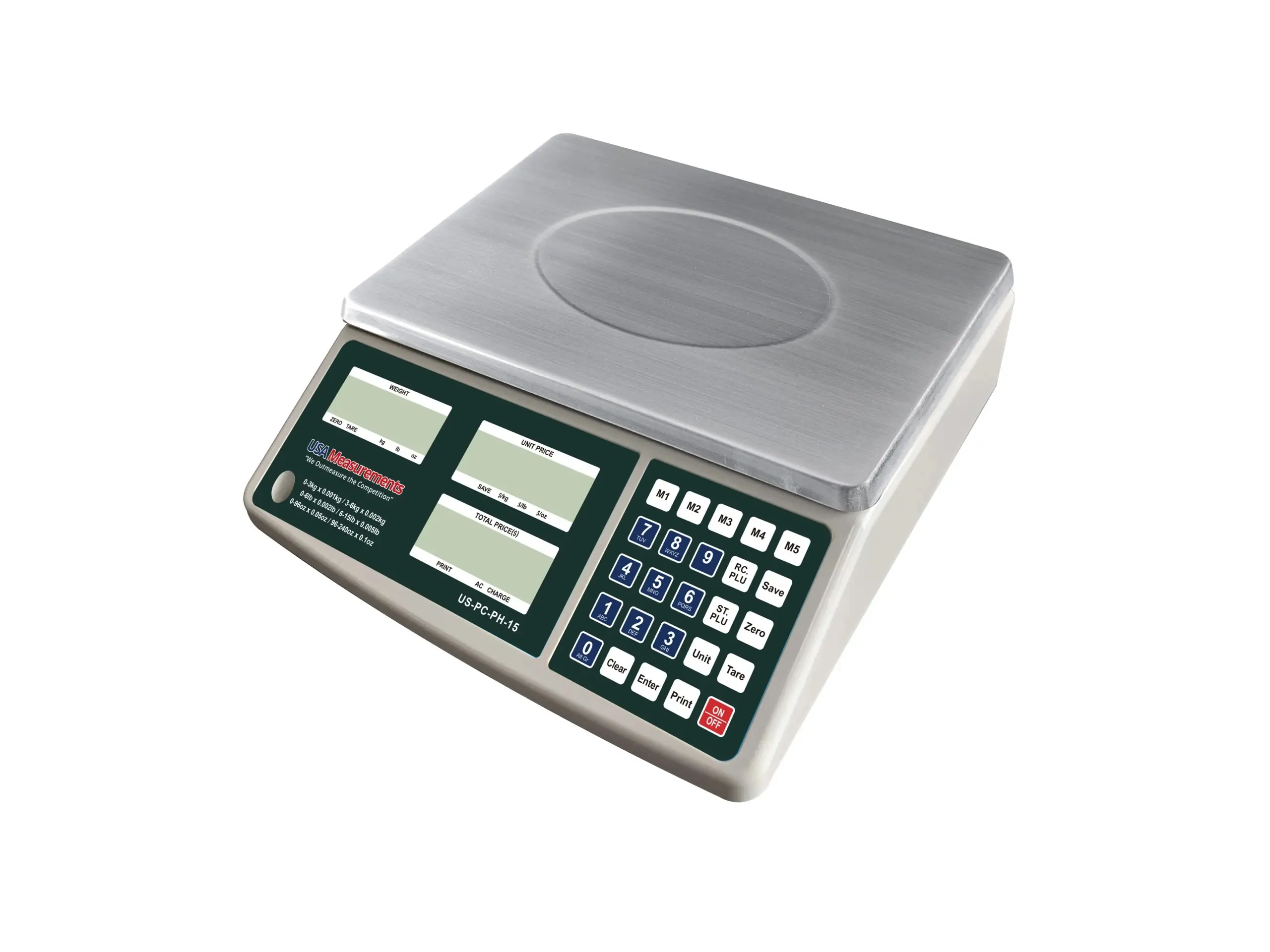 US-PC30 “The Pricer” Computing Scale (30 lb x .01 lb)