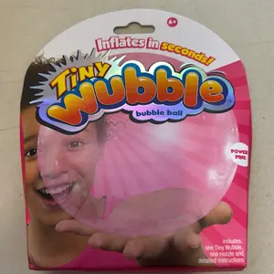 Tiny Wubble Bubble Ball Power Pink Inflates in Seconds Fun Toy for Kids Ages 6+