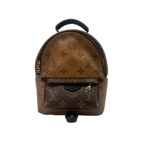 Pre-owned Louis Vuitton Coated Canvas Backpacks Palm Springs Monogram Reverse Canvas Mini Backpack LV1983