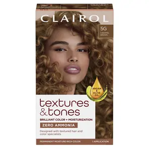 Clairol Textures & Tones Hair Dye Ammonia-Free Permanent Hair Color