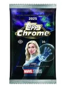 1 (ONE) PACK - 2025 Topps Marvel Studios Chrome Hobby ***MUST BE OPENED LIVE