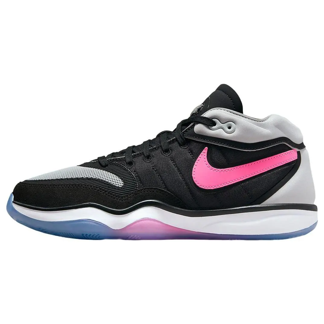 Nike Air Zoom G.t. Hustle 2 Ep Black Pink Foam' Comfort Mid Top Basketball Shoes Unisex DJ9404-004
