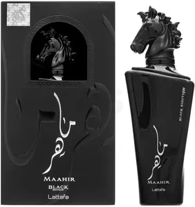 Lattafa Perfumes Maahir Black Edition Eau de Parfum - EDP 100ML (3.4 oz)