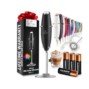Zulay Kitchen Duracell Powered Milk Frother With Stand