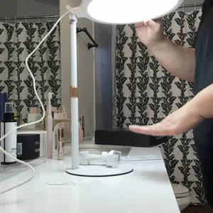 (Valentine's Deal) Weilisi 10.5" Ring Light with Stand, Full-Screen Selfie Ring Light for Desk with Phone Holder, Adjustable Laptop Light for Video Recording, Zoom Lighting for Computer, Meeting, Live Streaming, Podcast