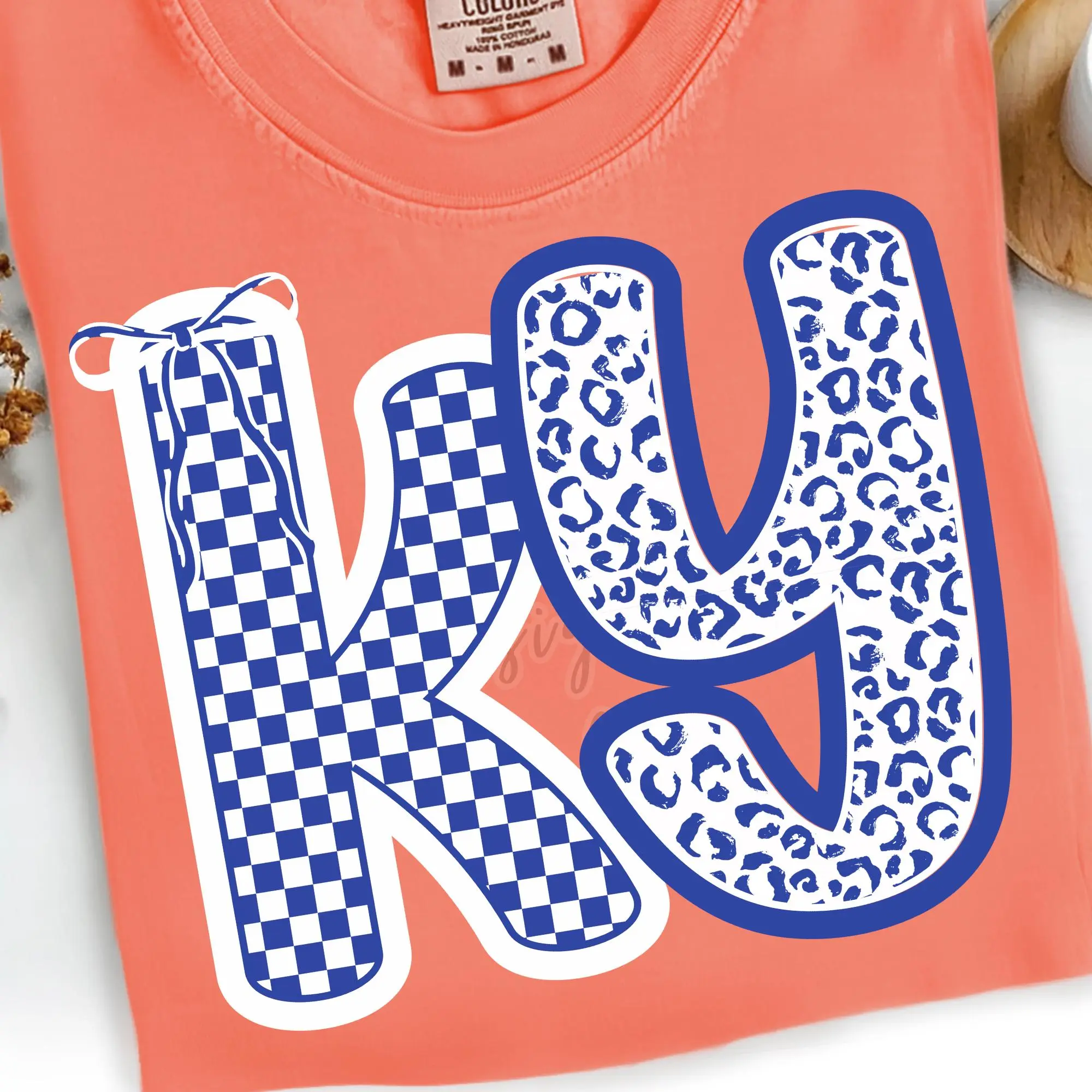 Comfort Colors KY Coquette Kentucky tshirt, Kentucky Leopard Checker Shirt State of Kentucky Sublimation Cute Trendy Kentucky Bow Top, gift for him, gift for her, tshirt hot trend tiktok 2025, tshirt trend, comfort colors shirt
