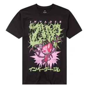 Invader Zim Metal Font T-Shirt