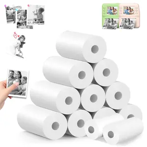 5,10,20 Rolls Kids Instant Camera Print Refill Paper - Photo Printer Thermal Paper Rolls, Christmas Birthday Gifts Instant Print Camera Refill Paper for 4 5 6 7 8 9 10 Year Old Girls Boys