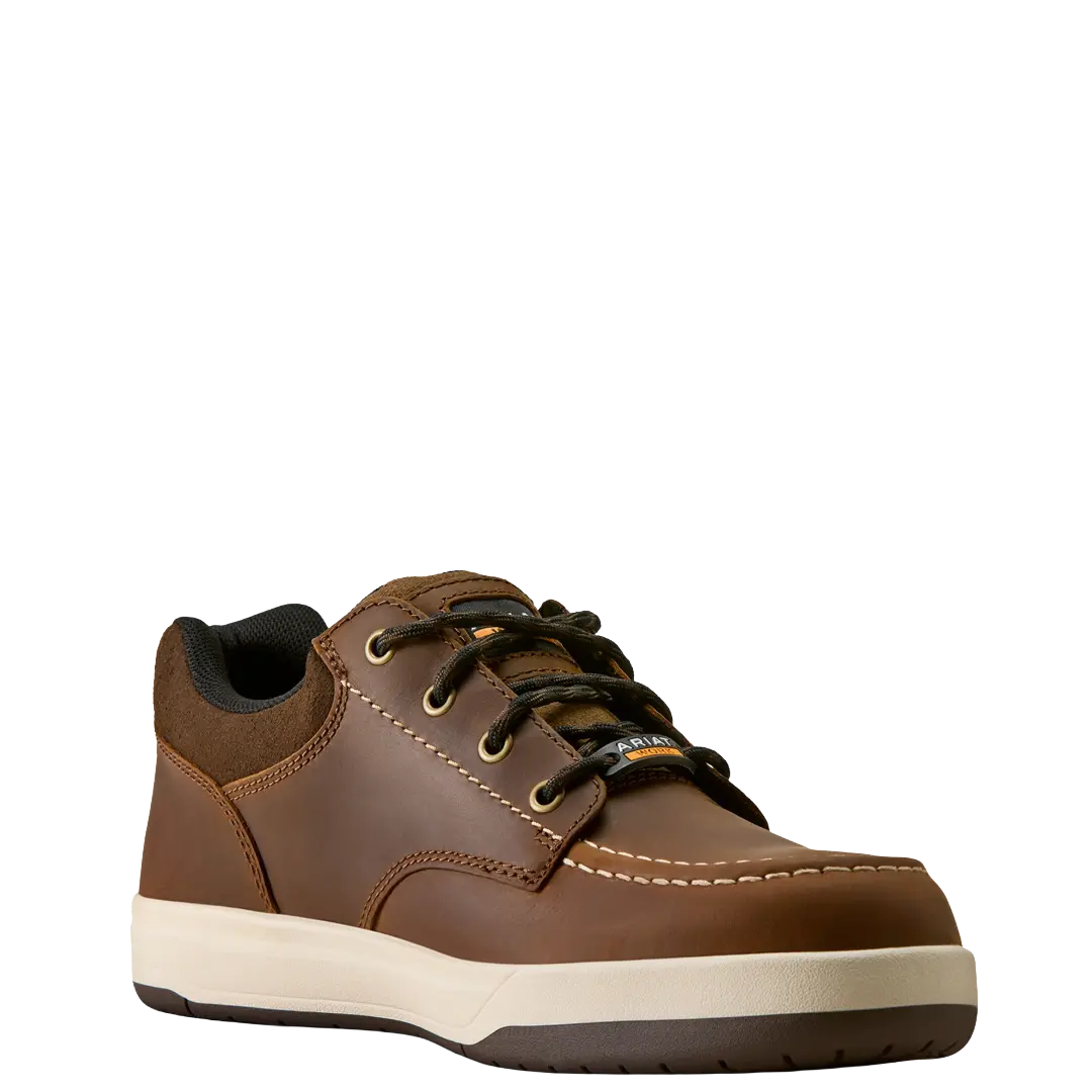Ariat Men's Outmatch Distressed Brown Composite Toe Work Shoe 10080332