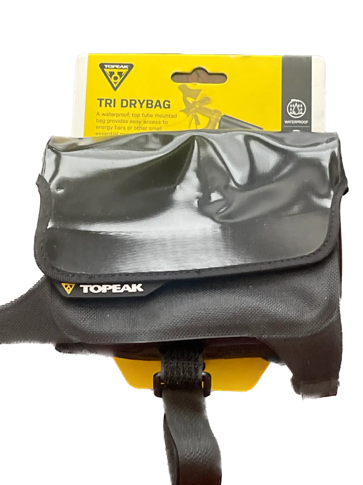 Topeak Tri Dry Bag - Black Waterproof Top Tube Bike Bag Pack Triathlon TT9815B