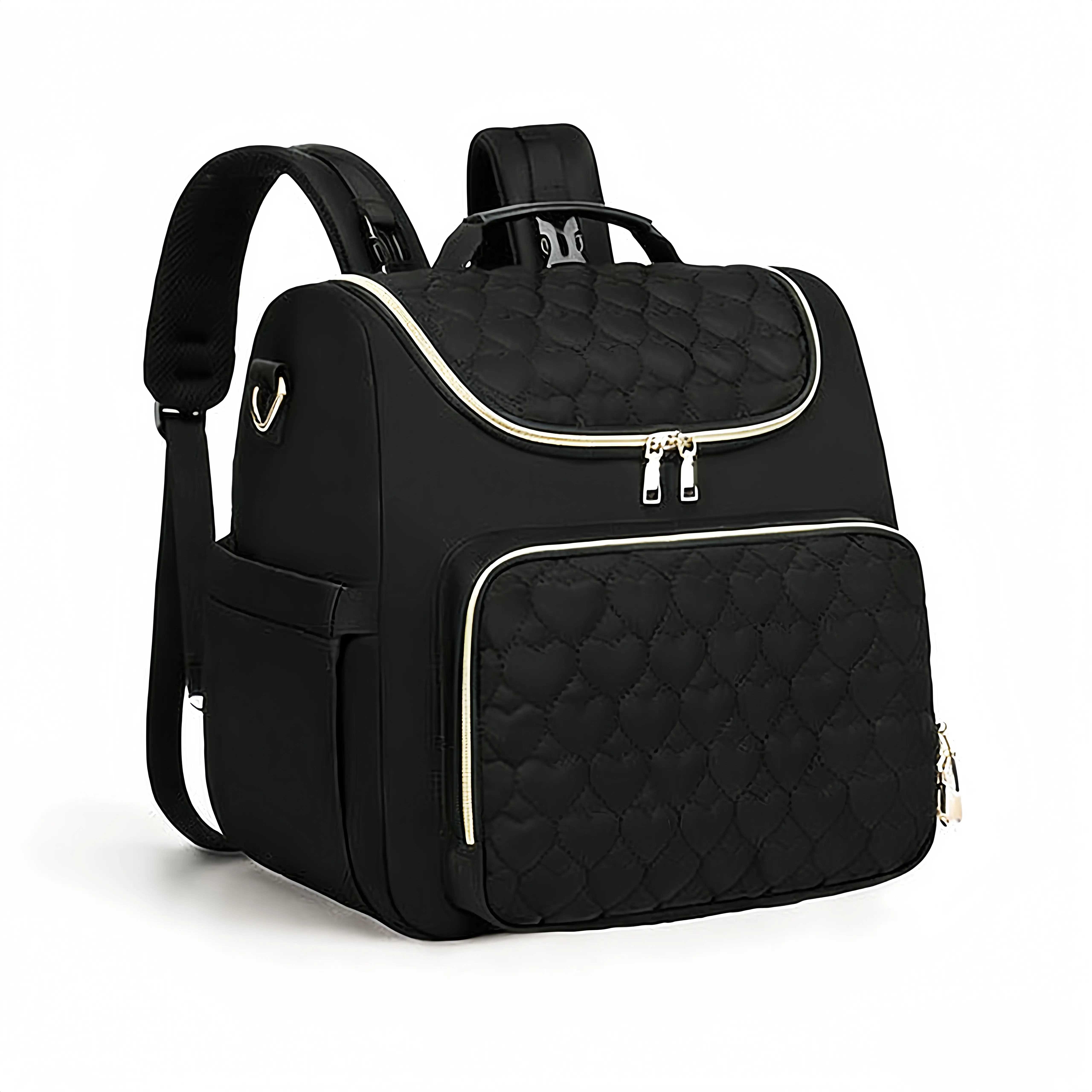 Diaper Bag for Moms - Ultimate Portable Lightweight Multi-Functional Carrying Diaper Bag with Built-in Changing Pad, Quilted Design for Easy Access, Built-In Changing Pads Diaper Bags
