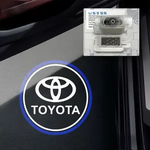 2pcs for Toyota Car Door Lights Logo Projector Never Fade HD LED Door Welcome Projector Lights .Car Welcome Light.Door Light Projector Runner Avalon Camry Highlander Land Cruiser Prius Sequoia Sienna Tundra Venza Crown CorollaAlphard Reiz Prado